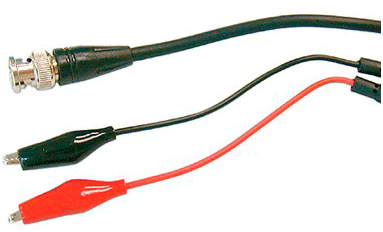 Circuit Test BNC Plug to Alligator Clip